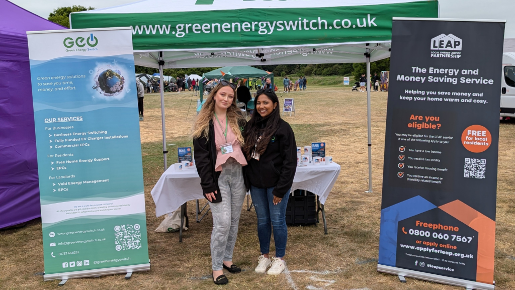 Green Energy Switch at an event promoting LEAP