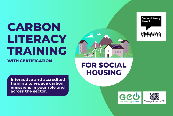 Carbon Literacy Training for the Social Housing Sector banner