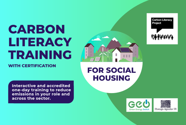 Carbon Literacy Training for the Social Housing Sector banner